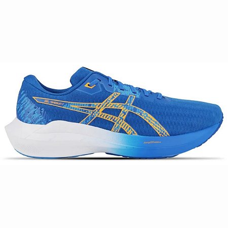 Tênis Asics Gel Shogun 7 Masculino Azul Branco