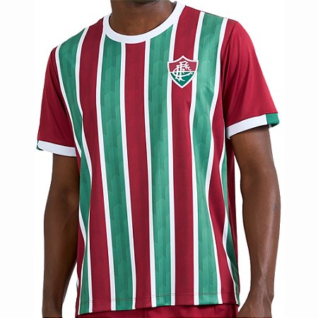 Camisa Fluminense Tratada Branco Verde Oficial Licenciada