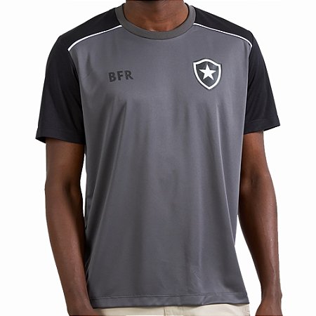 Camisa Botafogo Avenca Cinza Preto Oficial Licenciada