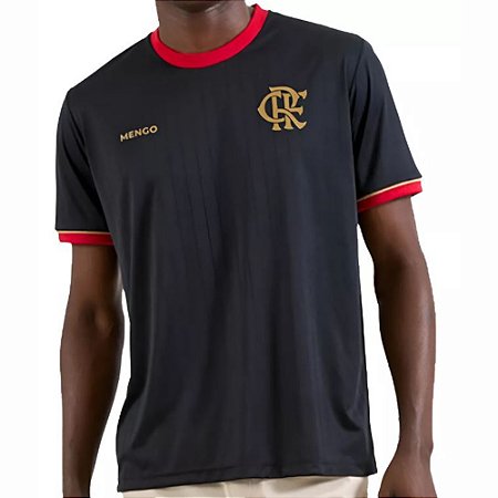 Camisa Flamengo Mistura Preto Vermelho Oficial Licenciada