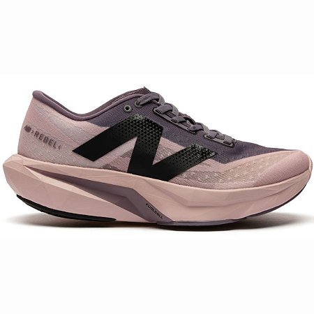 Tênis New Balance Fuelcell Rebel V4 Feminino Rosa Claro Roxo