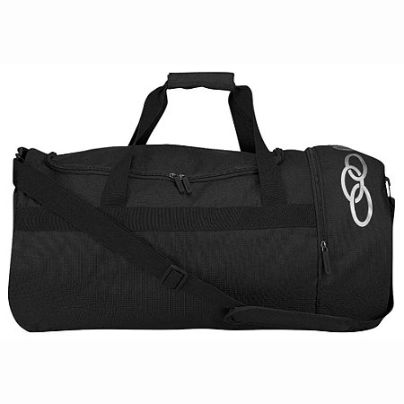 Mala Olympikus Gym Bag Unissex Preta Espaçosa