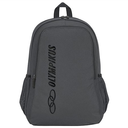 Mochila Olympikus Essential Unissex Cinza Preto Versátil