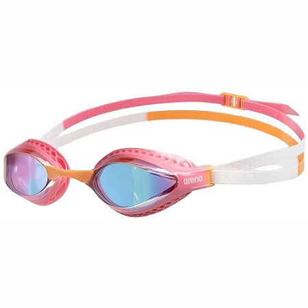 Óculos Natação Arena Air Speed Mirror Amarelo Rosa Unissex