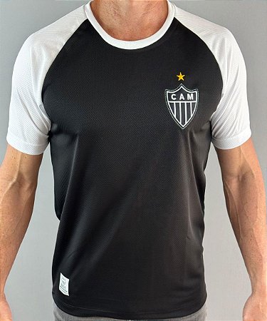 Camisa Atlético Mineiro Basic Preto Oficial Licenciada