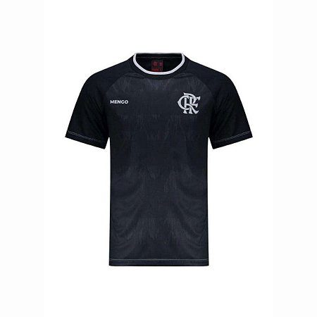 Camisa Flamengo Trama Unissex Preta Oficial Licenciada