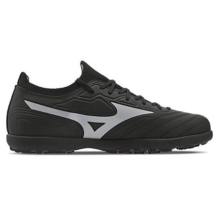 Chuteira Society Mizuno Regent AS Unissex Preto Leve
