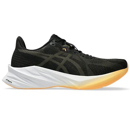 Tênis ASICS Dynablast 5 Masculino Preto Laranja Verde Neutro