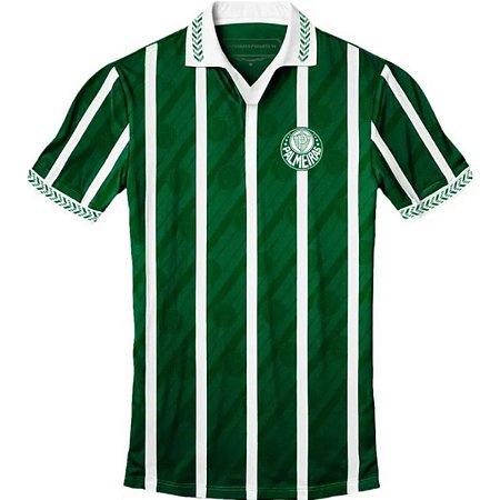 Camisa Palmeiras Polo Retrô 1994 Verde Oficial Licenciada