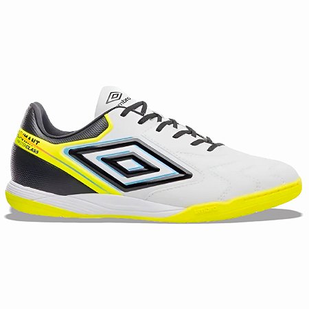 Chuteira Futsal Umbro Adamant Master Class Club Branco Preto