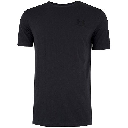 Camiseta Under Armour Sportstyle Left Chest Preto