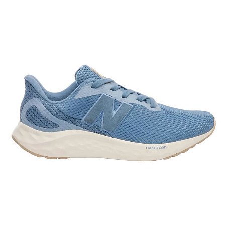 Tenis Feminino New Balance Fresh Foam Mesh Arishi Azul Bege