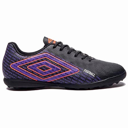 Chuteira Tênis Society Umbro Football Original Preto Unissex