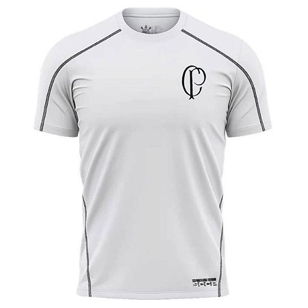 Camisa Corinthians Branco Masculina Oficial Licenciada