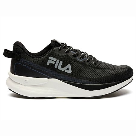 Tênis Fila Striker Masculino Preto Azul Treino Academia