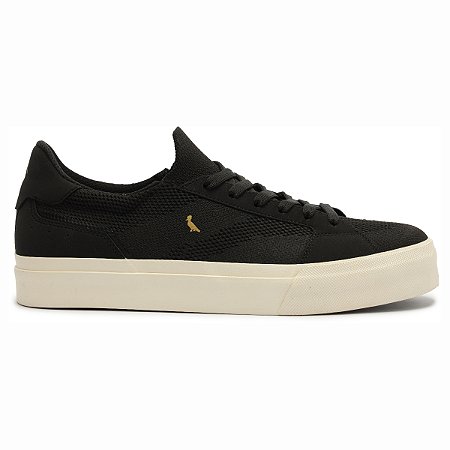 Tênis Reserva Hibrido Knit Masculino Preto Casual Urbano