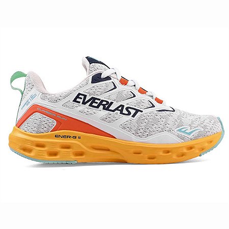 Tênis Everlast Climber Run Unissex Branco Amarelo Training