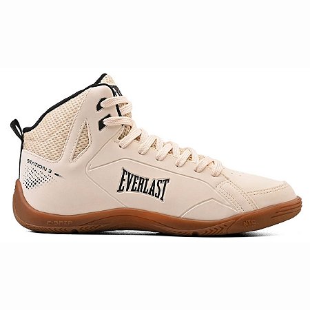 Tênis Everlast Station 3 Unissex Bege Preto Fight