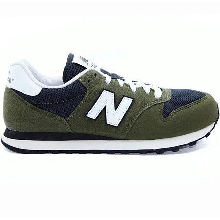 Tenis Masculino New Balance Nb 500v2 Original Casual Verde