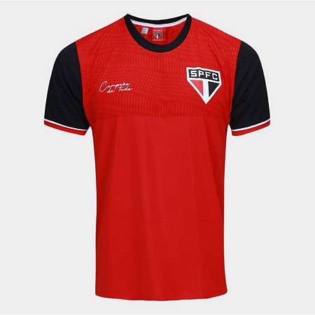 Camiseta São Paulo Trilar Vermelho Oficial Licenciada
