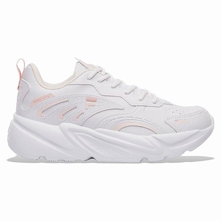 Tênis Fila Street Fit 2 Feminino Branco Rosa Urbano Casual
