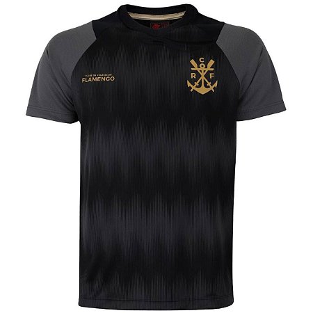 Camisa Flamengo Energia Unissex Preta Oficial Licenciada