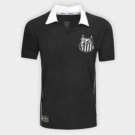 Camisa Santos 2010 Preto Retrô Mania Oficial Licenciada