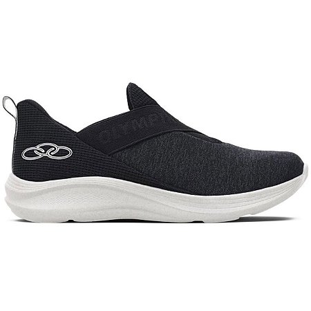 Tênis Feminino Olympikus Easy 3 Original Casual Preto Branco