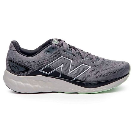 Tênis New Balance 680v8 Masculino Cinza Corrida Treinos
