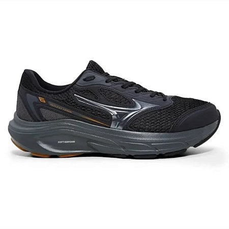 Tênis Mizuno Hawk 6 Unissex Preto Bege Corrida
