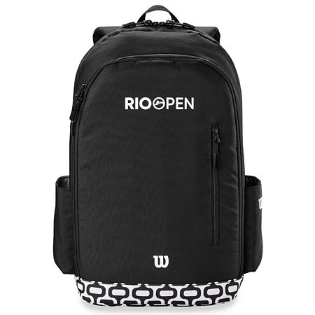 Mochila Wilson Team Rio Open 2026 Preta Backpack
