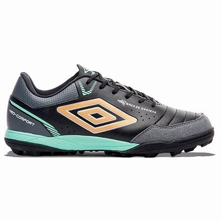 Chuteira Society Umbro Neo Comfort Preto Verde Original