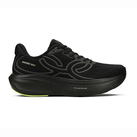 Tênis Masculino Corre Max Preto Verde Corrida Olympikus