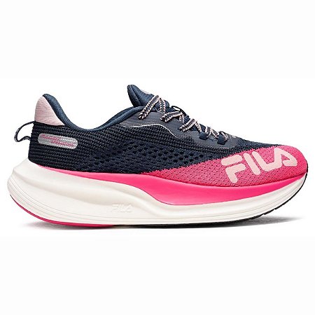 Tênis Fila Racer Speedzone Feminino Azul Rosa Corrida Treino