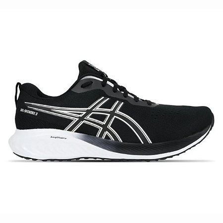 Tênis Asics Gel Shinobi 3 Masculino Preto Branco Corrida