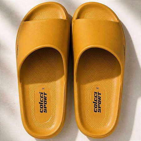 Chinelo Colcci Nuvem Cloud Slide Unissex Marrom Confortável