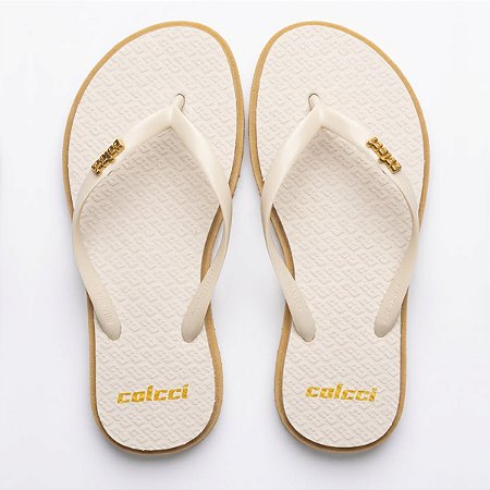 Chinelo Sandália Colcci Top 10 Unissex Casual Bege