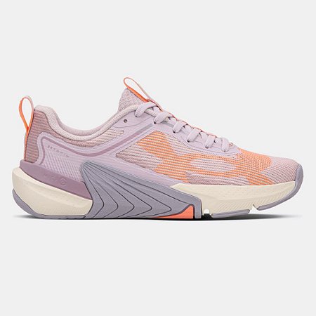 Tênis Under Armour Tribase Reps 3 Lilas Laranja Lançamento