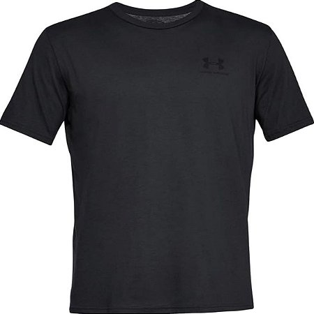 Camiseta Under Armour SportStyle LC SS Masculino Preto
