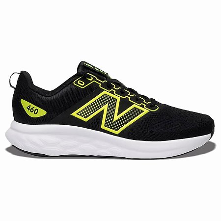 Tênis New Balance 460 V4 Preto Verde Masculino Macio