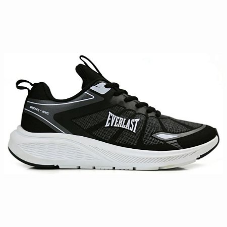Tênis Everlast Hokus Preto Branco Unissex Treinos