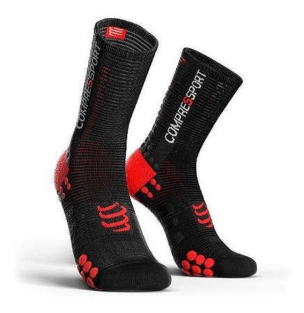 Meia Socks Compressão Bike V3.0 Cano Médio - Compressport