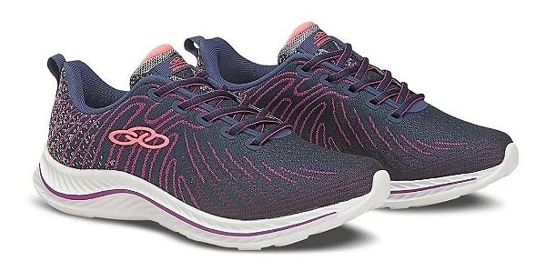 Tênis Olympikus Boreal Feminino - Azul Pink - Olympikus