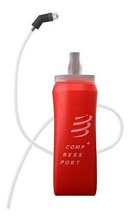 Garrafa Silicone Ergo Flask 500, Tubo E Válvula Compressport