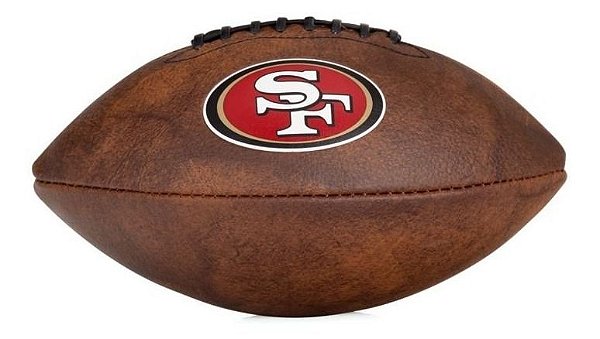 Bola De Futebol Americano Nfl Jr - Sf 49ers - Wilson
