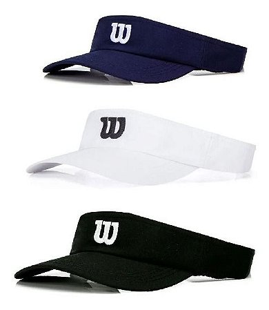 Viseira Wilson Core - Logo W - Treinos - Original Wilson