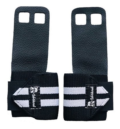 Luva Grip Couro C/ Munhequeira Crossfit, Protrainer Workout