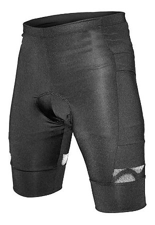 Bermuda Ciclismo Gel C/ Bolso Mtb Speed Bike - Masc -  Poker