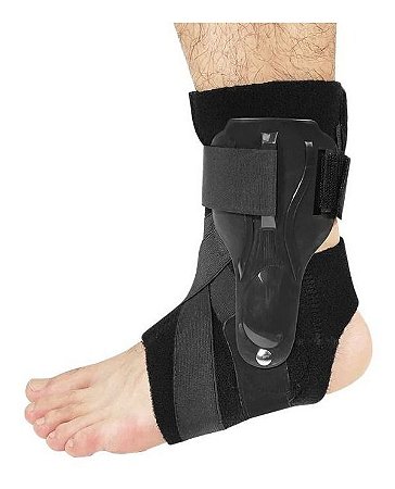 Estabilizador Tornozelo C/ Talas Laterais E Neoprene Aolikes
