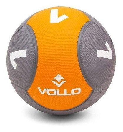 Bola Medicine Ball Borracha - 1 Kg Peso - Funcional - Vollo